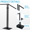 Ripeng 2 Way Clothing Rack with Straight and Slant Arms