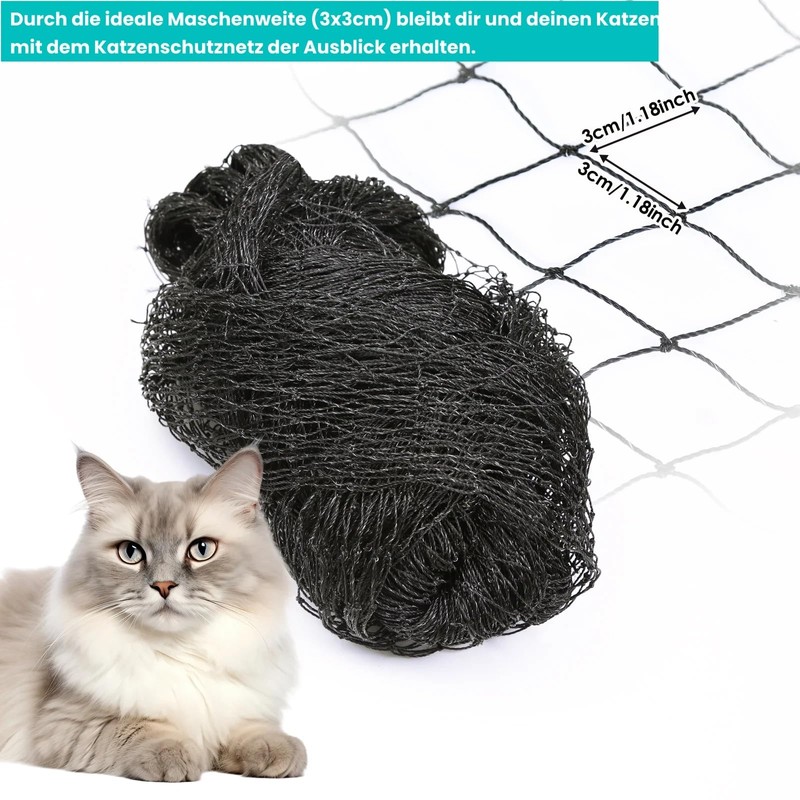 Parain Cat Net for Balcony Window Wire Reinforced Cat Protection