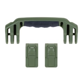 Pelican 1525 Replacement Handle & Latch Set by ColorCase - OD Green - Handle and Push Button Latches