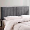 Upholstered King Headboard - Easy Assemble Channel Stitched Headboard King