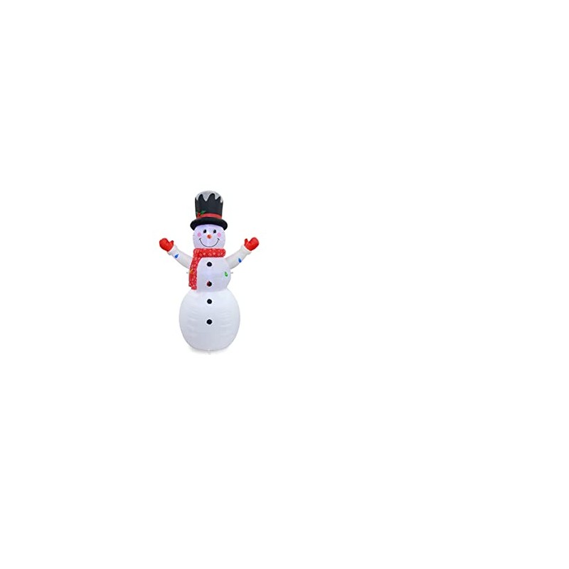 Winter Wonder Lane 8 Ft Inflatable Snowman Indoor Outdoor 11