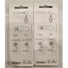 Oticon 2 pack Oticon minifit (BASS 12 mm DOUBLE Vent) Domes 20 Domes / USA Fast shipper