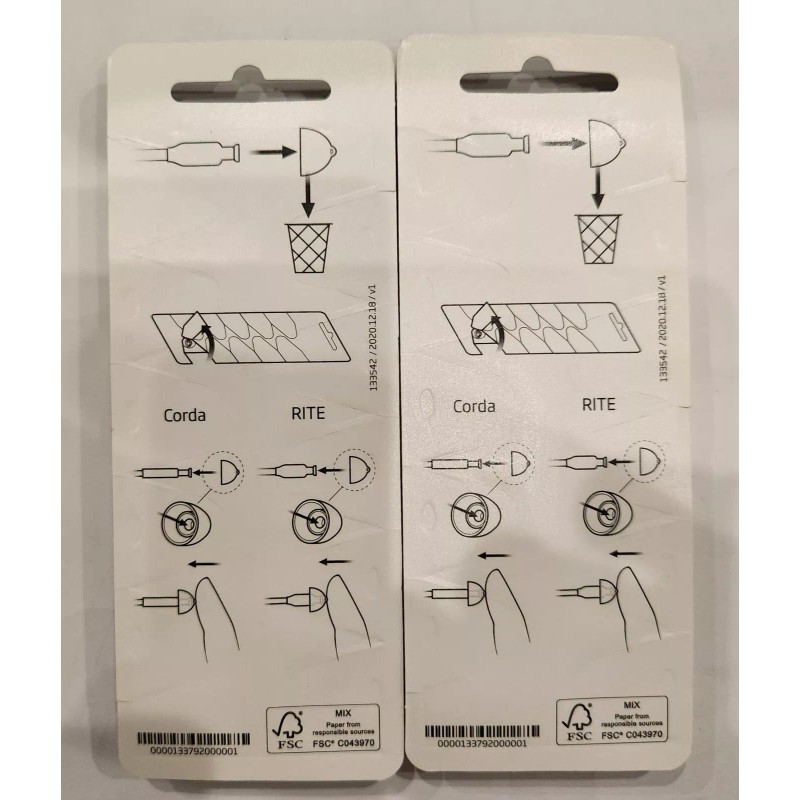 Oticon 2 pack Oticon minifit (BASS 12 mm DOUBLE Vent)