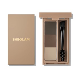 SHEGLAM Eyebrow Design Eyebrow Brown 3 Color Gradation Portable - Brown