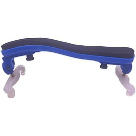 Jiayouy Violin Shoulder Rest for 1/2 Size with Soft Foam Pad and Collapsible Silicone Gel Feet Perfect for Beginners and Professionals Blue