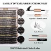 Lash Clusters 320PCS 12-20MM 30D+40D+80D+100D DIY Eyelash Extensions Kit Fluffy