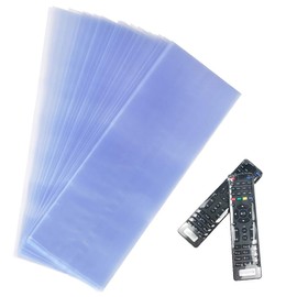 JUGUTA Pack of 50 Remote Control Protective Covers, Shrink Film, Remote Control Universal for Remote Controls of TV, Air Conditioners, Transparent Case Against Dirt, Dust and Bacteria