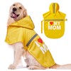 GreenJoy Dog Raincoat with Cute Print - Waterproof Dog Rain