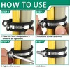 OURU 1/2 Inch Cable Clamps, Rubber Coated Insulated Clamps, 30pcs,
