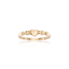Baby's 14kt Yellow Gold Heart Ring. Size 1