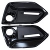 ApplianPar Front Driver and Passenger Side Fog Light Cover Bumper