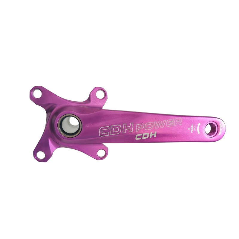CDHPOWER 104 BCD 34T 170MM Mountain Bike Crankset, Purple
