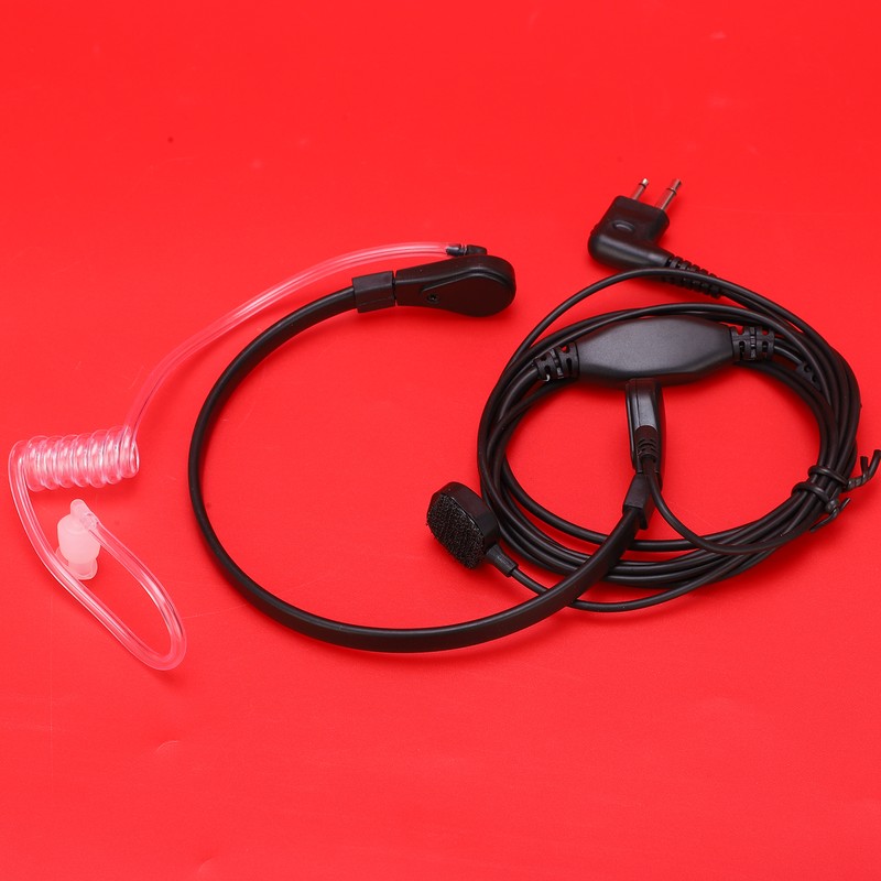 2 Pin Walkie Talkie Earpiece Noise Canceling Headset with MIC