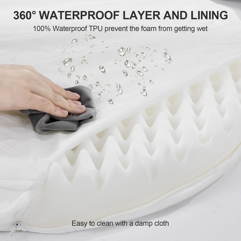 3.7 inch Thickened Orthopedic Dog Beds for Extra Large Dogs,