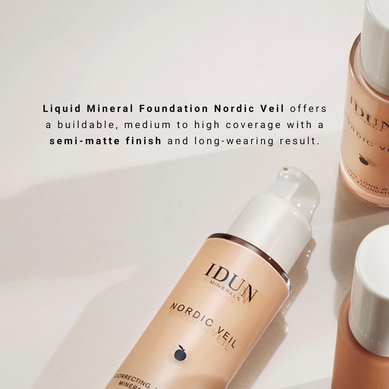 IDUN Minerals Liquid Nordic Veil Foundation - Full and Poreless