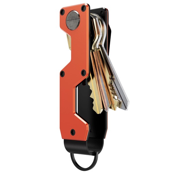 MINBERAND Key Organizer Compact Key Holder Metal Key Chain Minimalist