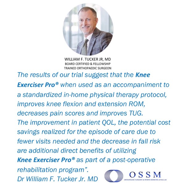 Knee Exerciser Pro Single Knee Pulley: Knee Replacement Therapy, TKA, ACL & Knee Contracture Rehab, POLEA DE RODILLA
