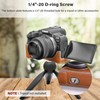 Rieibi EOS R10 Case - Quality PU Leather Half Case