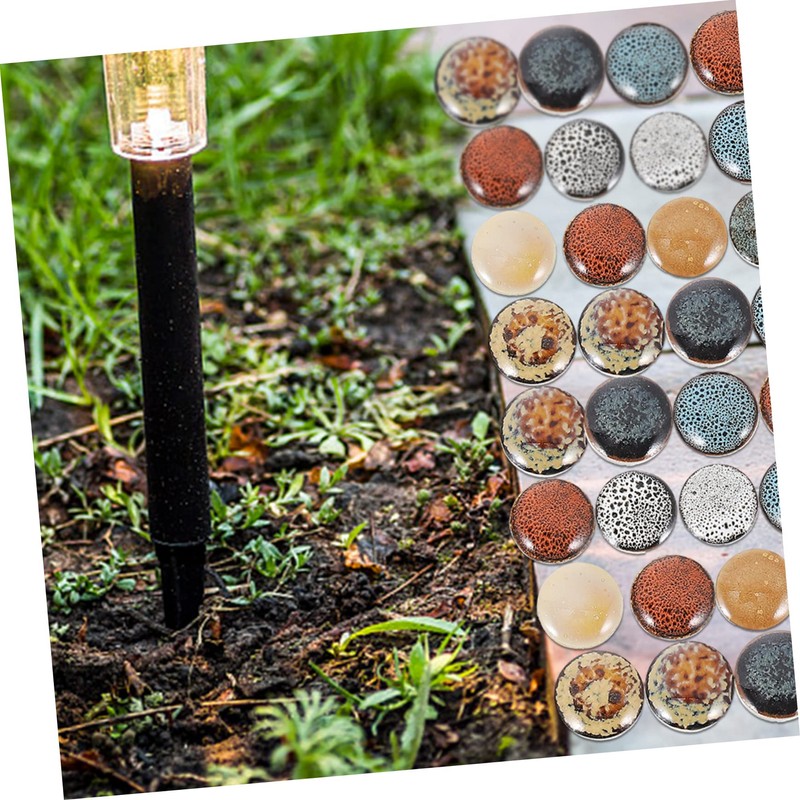 SUPVOX Ceramic Material DIY Tiles Pebble Stones Assemble Tile Making