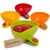 MIJOMA Set of 4 Dip Bowls with Clip Practical and
