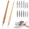 Tikplus Dip Pen, 14Pcs Comic Comic Dip Pen with 2