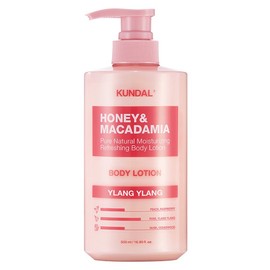 Kundal Honey & Macadamia Pure Body Lotion Ylang Ylang Fragrance, 500ml, 1 Piece / 쿤달 허니 앤 마카다미아 퓨어 바디로션 일랑일랑향, 500ml, 1개