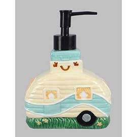 Youngs 20192 Camper Lotion Dispenser, 7-inch Height, Ceramic