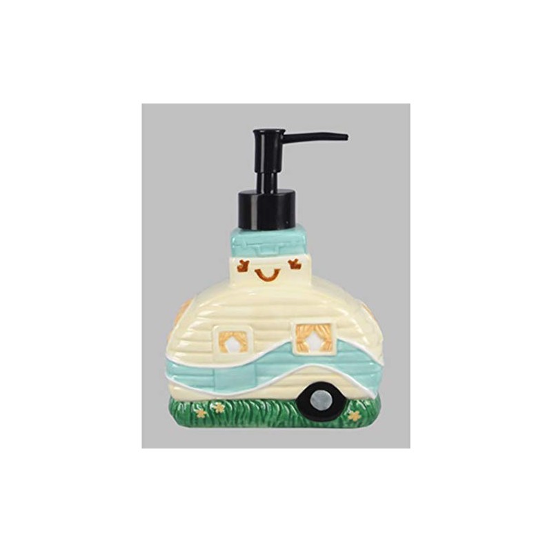 Youngs 20192 Camper Lotion Dispenser, 7-inch Height, Ceramic