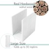 Napkin Holder For Table - Wooden Farmhouse Napkin Holders, White