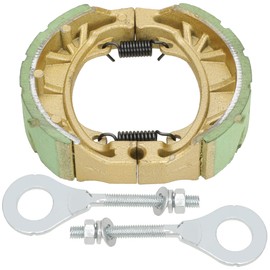 GREHUA Mini Bike Brake Shoes & Chain Adjuster Kit Compatible with Coleman CT200U BT200X CT200U-EX Baja Warrior Heat Massimo MB165 MB200 Predator 212cc 196cc 6.5hp Minibike Scooter Moped Parts Green