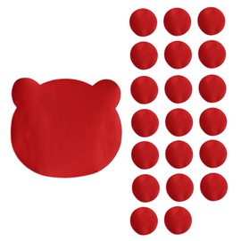 Yukfdcnb 21 Pieces of Self-Adhesive Leather Repair Patches Tape Stickers, Repair Kit Sofas, Bags, Furniture, Car Seats and Interior, Waterproof and wear-Resistant (Red)