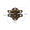 uxcell 10 Sets Wood Case Chest Box Rectangle Clasp Closure