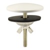 XNTONG - Sink Hole Cover, Sink Overflow Cap, Solid Brass