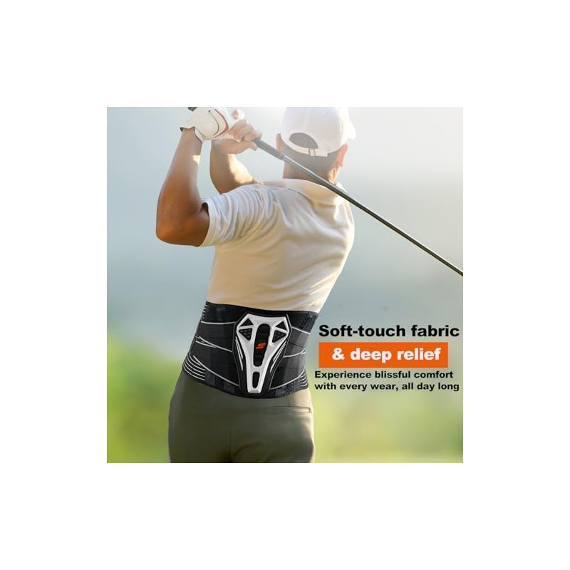 SueStar Back Support with 3D Support Pad, back brace lower