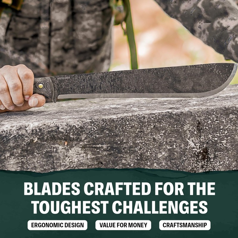 Condor Tool & Knife Wastelander Survival Machete - 1075 High