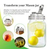 2PCS Mason Jar Pour Spout Lid Stainless Steel,Wide Mouth Pour