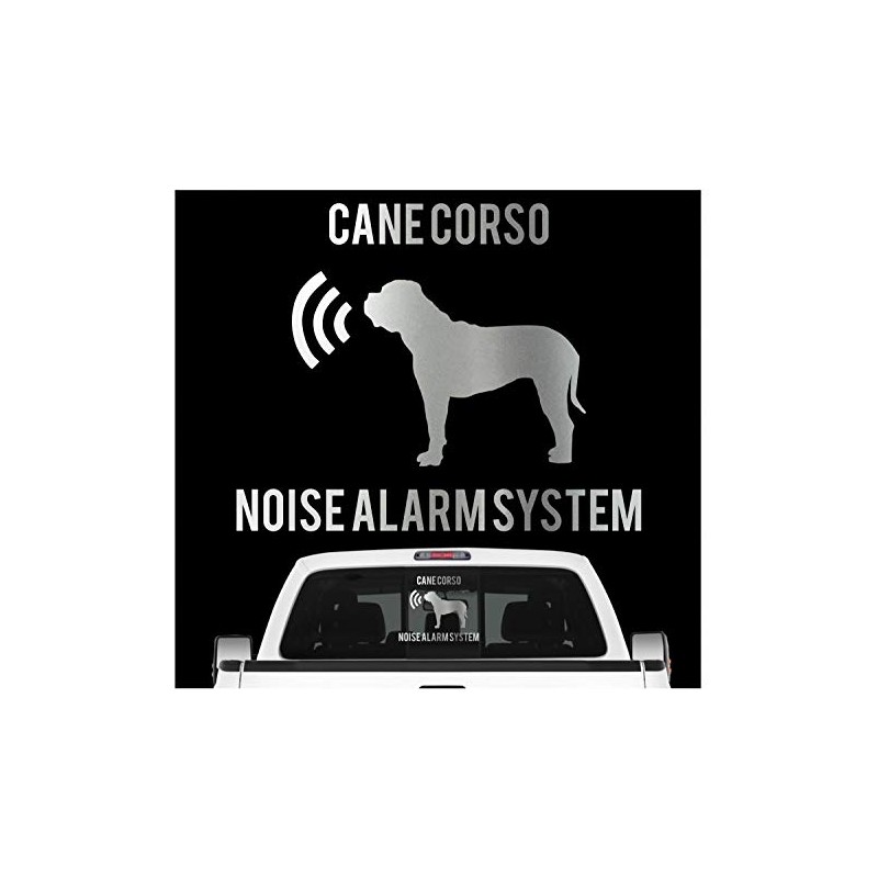siviwonder Cane Corso Noise Alarm System Car Sticker Dog Foil
