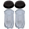 Blendin 2 Pack 16oz Tall Cup & Lid, Compatible with