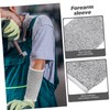 SHINEOFI 2 Pairs Cut Resistant Arm Sleeves Safety Arm Protectors