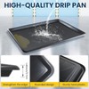 3 Pack Extra Large Oil Drip Pan, 35 x 24