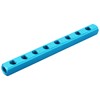 Baomain Aluminum Air Manifold Block, 8-Way 11-Port, 1/4" PT Threaded