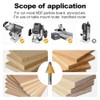 XDENGP 22.5 Degree Chamfer Router Bit with 1 Inch Cutting