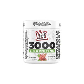 VMI Sports L-Carnitina 3000 En Polvo | 3000 Mg De L-Carnitina | Fórmula De Máxima Absorción Para Apoyar El Metabolismo | Gran Sabor Para Hombres Y Mujeres | 30 Porciones | Sabor Fresa Y Kiwi (30 porciones, Lima Cereza)