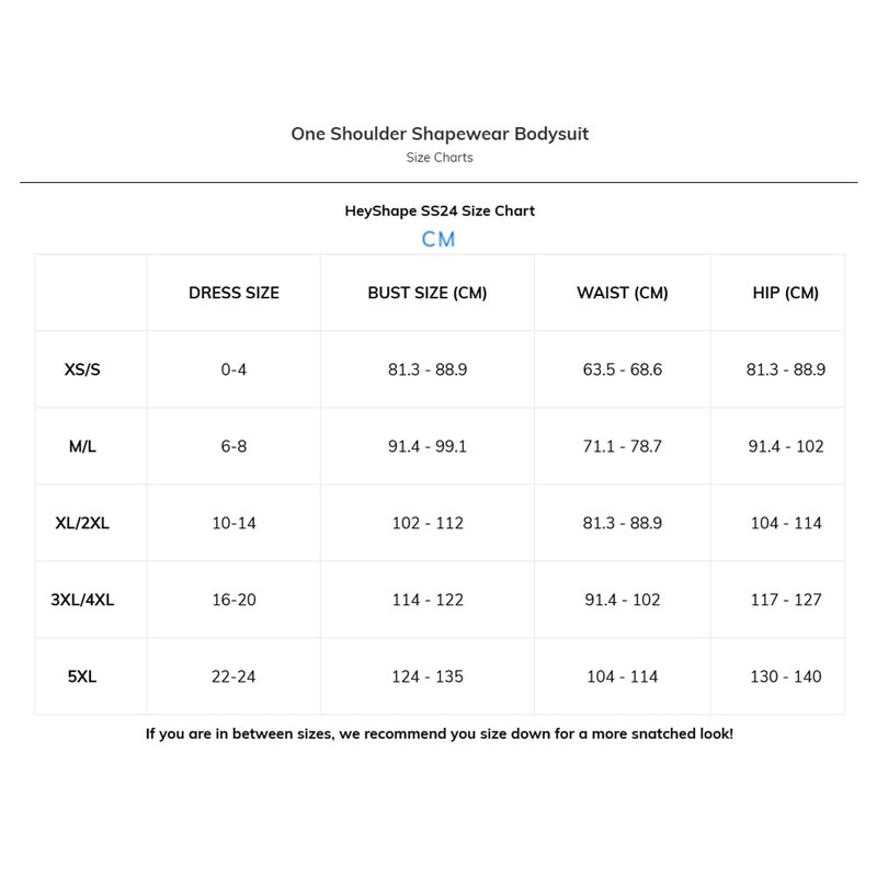 HeyShape One Shoulder Shapewear Bodysuit, Pink, Medium/Large