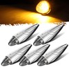 Partsam 5PCS 21LED Smoke Torpedo Cab Marker Roof Running Top