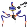 Five Arm Flexible Soldering Station Clip with Magnifying Glass Welding