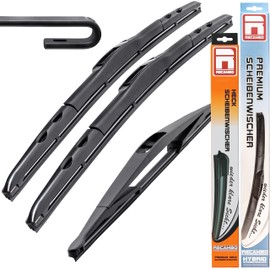 Hybrid Windscreen Wipers Flex Aero Compatible with Opel Zafira A Year of Manufacture 1999-2010 - 400 mm 600 mm 600 mm - Premium Quality Wiper Blades Set - RECAMBO