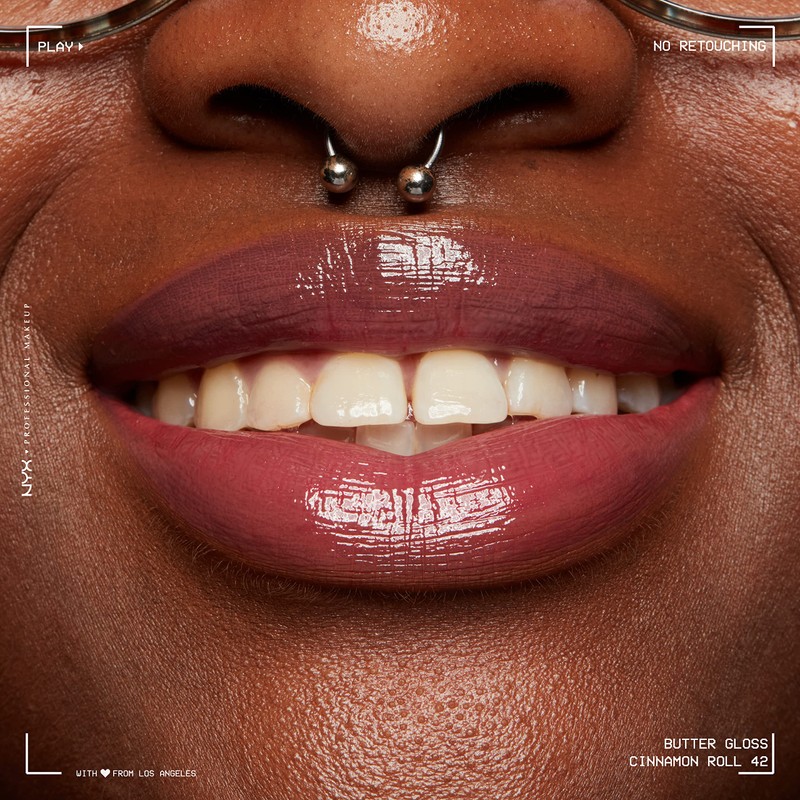 NYX PROFESSIONAL MAKEUP Butter Gloss, Non-Sticky Lip Gloss - Cinnamon