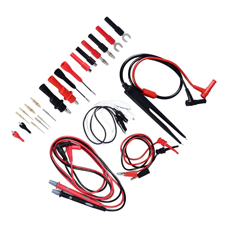 27Pcs Multimeter Test Set Electrical Hook Probes Multifunctional Replaceable Kit