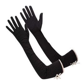 Women Ladies UV Protection Gloves Sun Protection Arm Sleeves Breathable Sunblock Sleeves Long Sleeve Gloves Arm Cover For Driving Cycling Outdoor Sports Running Baseball Golf Tennis